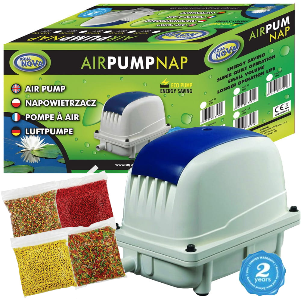 Napowietrzacz do oczka Aqua Nova NAP-80 4800 l/h + gratisy